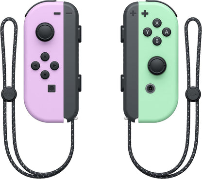 Les Manettes Joy-Con Gauche Violet Pastel et Droite Vert Pastel Pour Switch