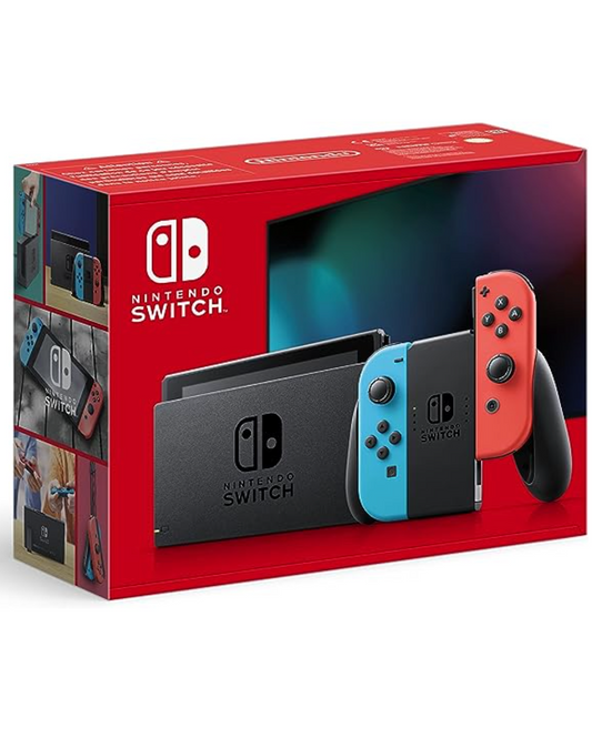 La Console Switch avec Joy-Con bleu néon et rouge néon